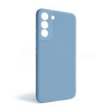 Чохол Full Silicone Case для Samsung Galaxy S22/S901 (2022) light blue (05) (без логотипу)