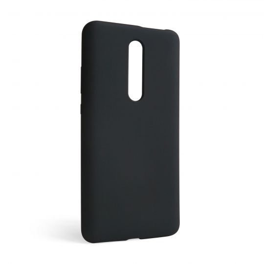 Чехол Full Silicone Case для Xiaomi Mi 9T black (18) (без логотипа)