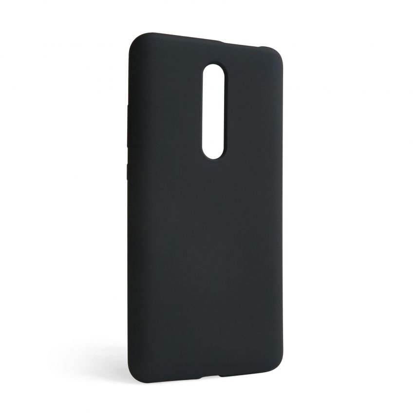 Чехол Full Silicone Case для Xiaomi Mi 9T black (18) (без логотипа)