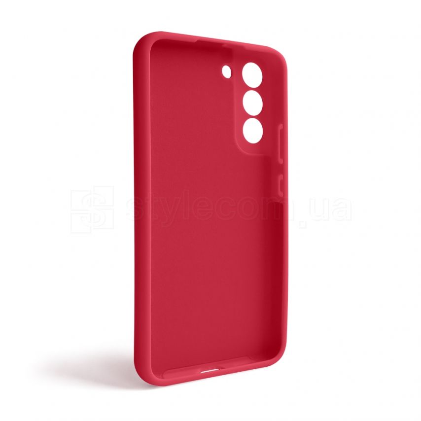 Чехол Full Silicone Case для Samsung Galaxy S22/S901 (2022) rose red (42) (без логотипа)
