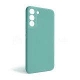 Чехол Full Silicone Case для Samsung Galaxy S22/S901 (2022) turquoise (17) (без логотипа)