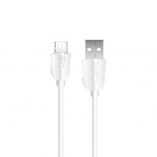 Кабель USB XO NB9 Micro Quick Charge 2.4A white - купити за 26.46 грн у Києві, Україні