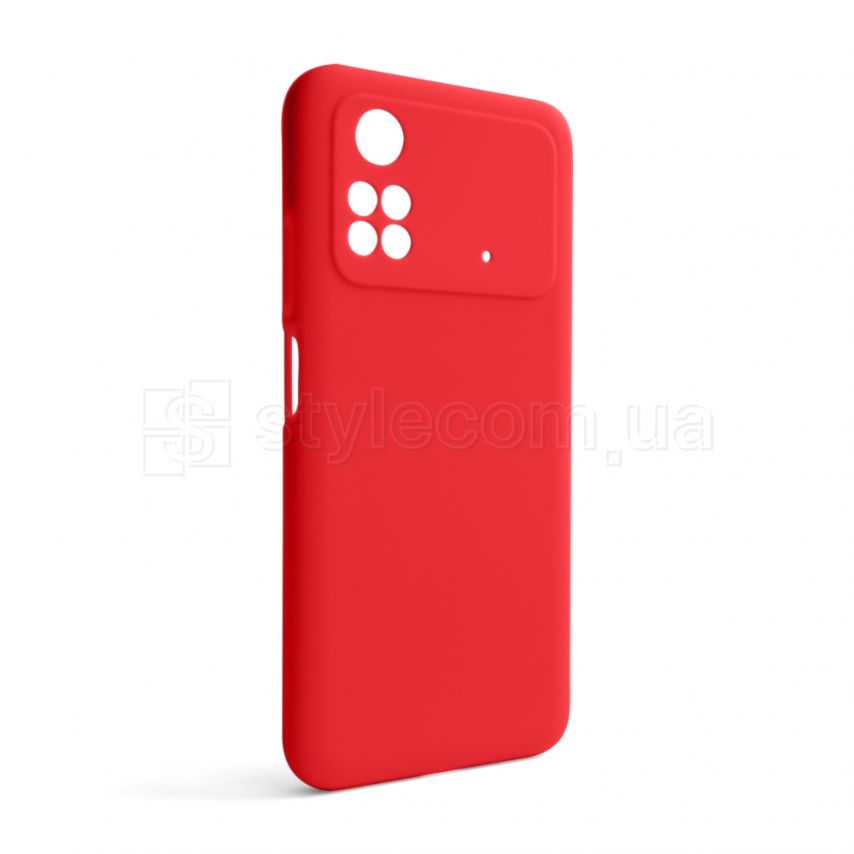 Чехол Full Silicone Case для Xiaomi Poco M4 Pro 4G red (14) (без логотипа)