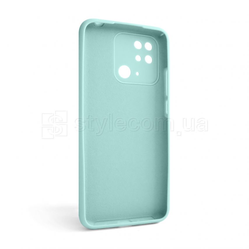 Чохол Full Silicone Case для Xiaomi Redmi 10C turquoise (17) (без логотипу)