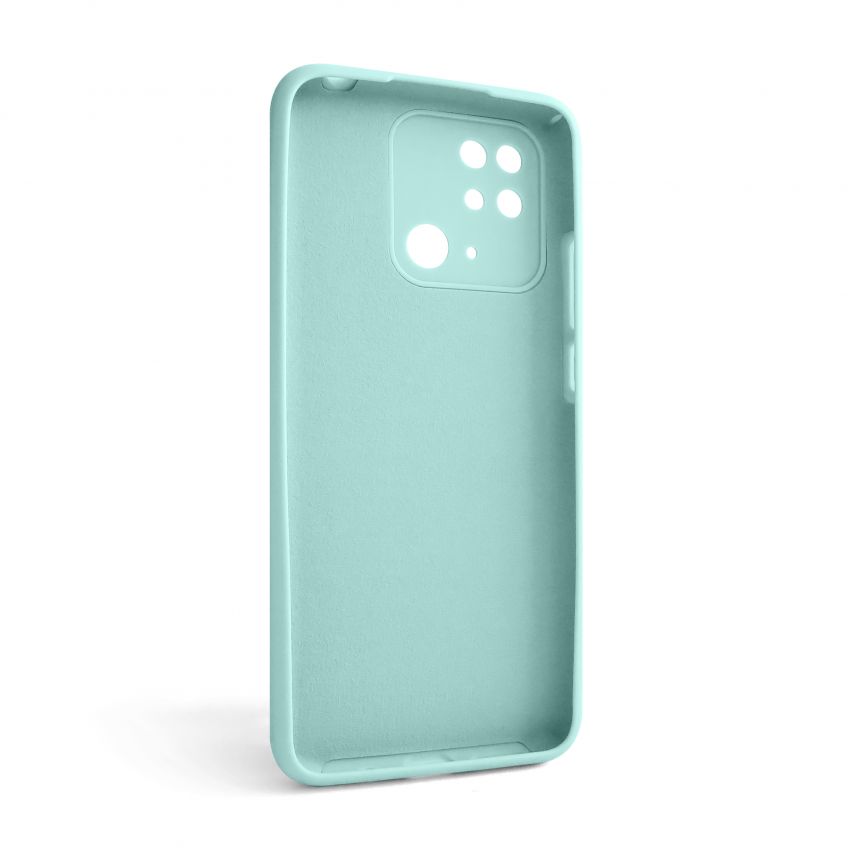 Чехол Full Silicone Case для Xiaomi Redmi 10C turquoise (17) (без логотипа)