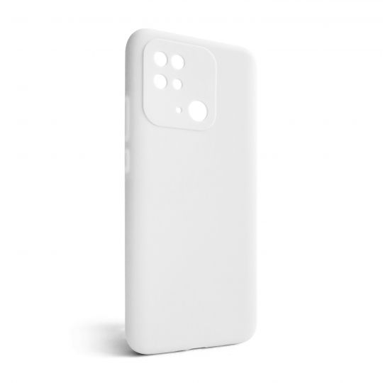 Чехол Full Silicone Case для Xiaomi Redmi 10C white (09) (без логотипа)