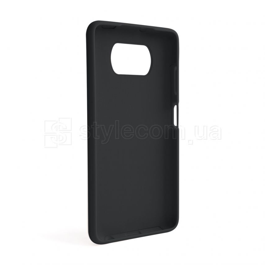 Чехол Full Silicone Case для Xiaomi Poco X3 Pro black (18) (без логотипа)