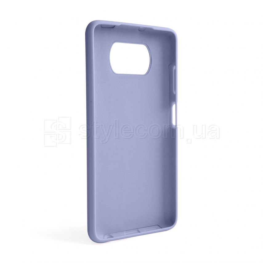 Чехол Full Silicone Case для Xiaomi Poco X3 Pro elegant purple (26) (без логотипа)