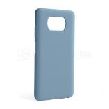 Чехол Full Silicone Case для Xiaomi Poco X3 Pro light blue (05) (без логотипа) - купить за 292.60 грн в Киеве, Украине