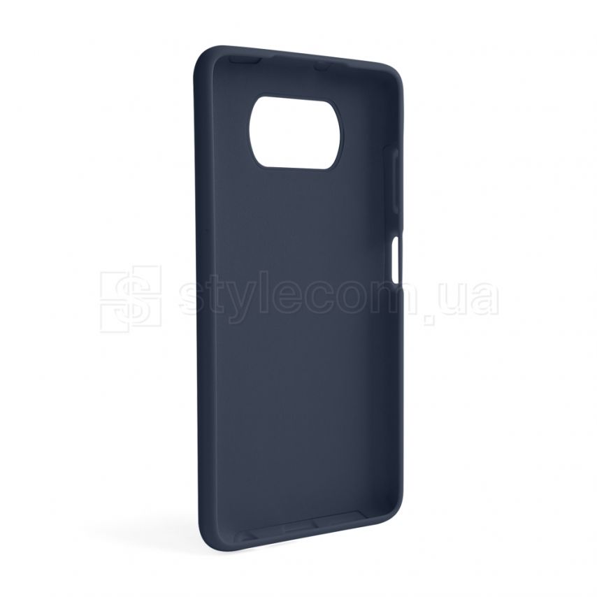 Чехол Full Silicone Case для Xiaomi Poco X3 Pro dark blue (08) (без логотипа)