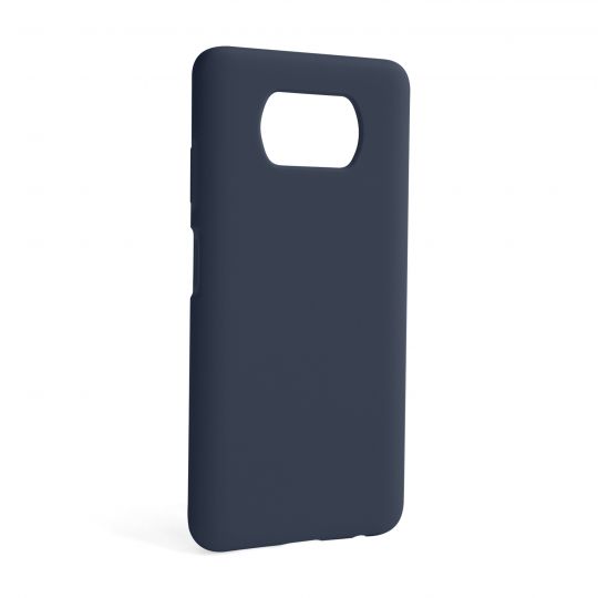 Чохол Full Silicone Case для Xiaomi Poco X3 Pro dark blue (08) (без логотипу)
