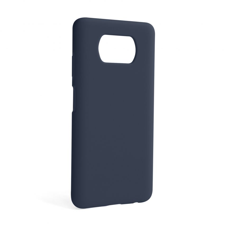 Чохол Full Silicone Case для Xiaomi Poco X3 Pro dark blue (08) (без логотипу)