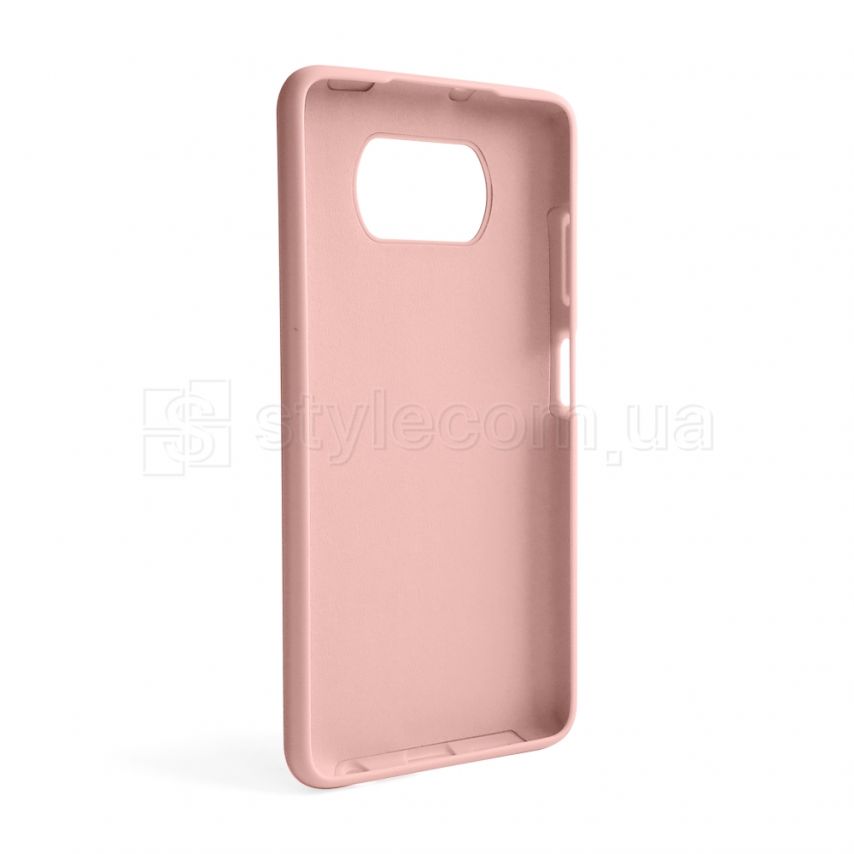 Чохол Full Silicone Case для Xiaomi Poco X3 Pro light pink (12) (без логотипу)