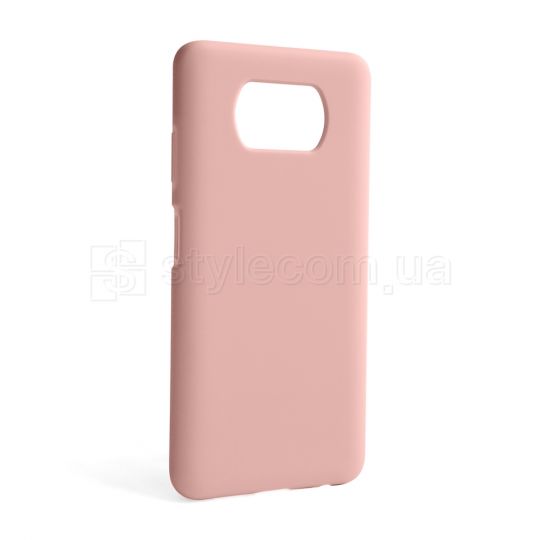 Чохол Full Silicone Case для Xiaomi Poco X3 Pro light pink (12) (без логотипу)