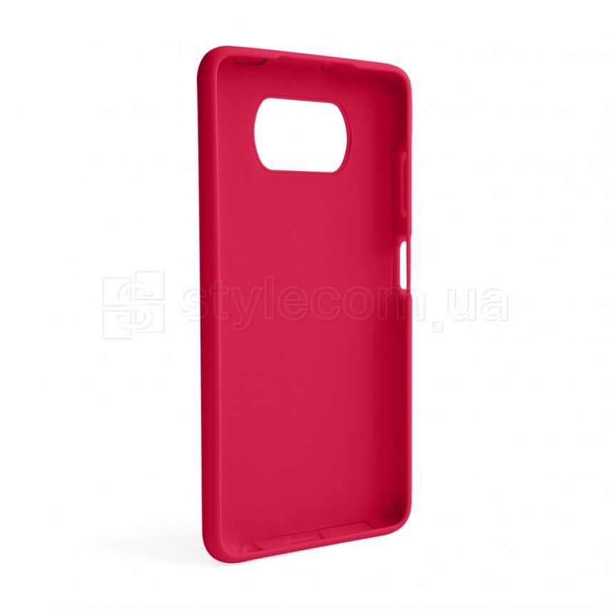 Чехол Full Silicone Case для Xiaomi Poco X3 Pro rose red (42) (без логотипа)
