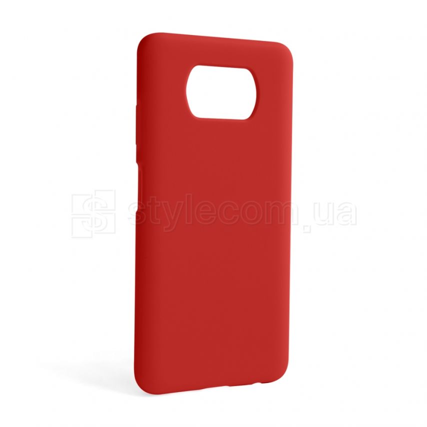 Чехол Full Silicone Case для Xiaomi Poco X3 Pro red (14) (без логотипа)
