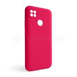 Чохол Full Silicone Case для Xiaomi Redmi 10A, Redmi 9C fluorescent rose (37) (без логотипу)