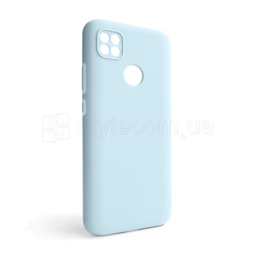 Чехол Full Silicone Case для Xiaomi Redmi 10A, Redmi 9C light blue (05) (без логотипа)
