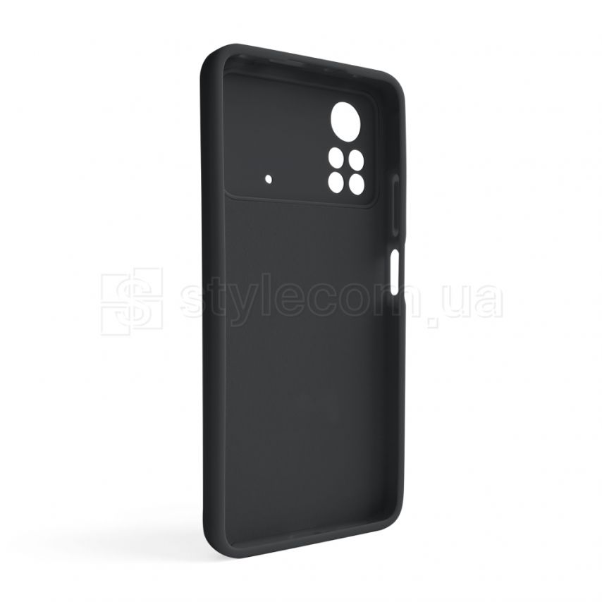Чохол Full Silicone Case для Xiaomi Poco X4 Pro black (18) (без логотипу)