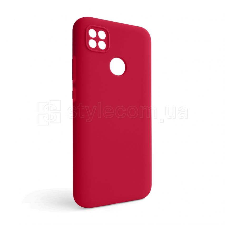Чехол Full Silicone Case для Xiaomi Redmi 10A, Redmi 9C rose red (42) (без логотипа)