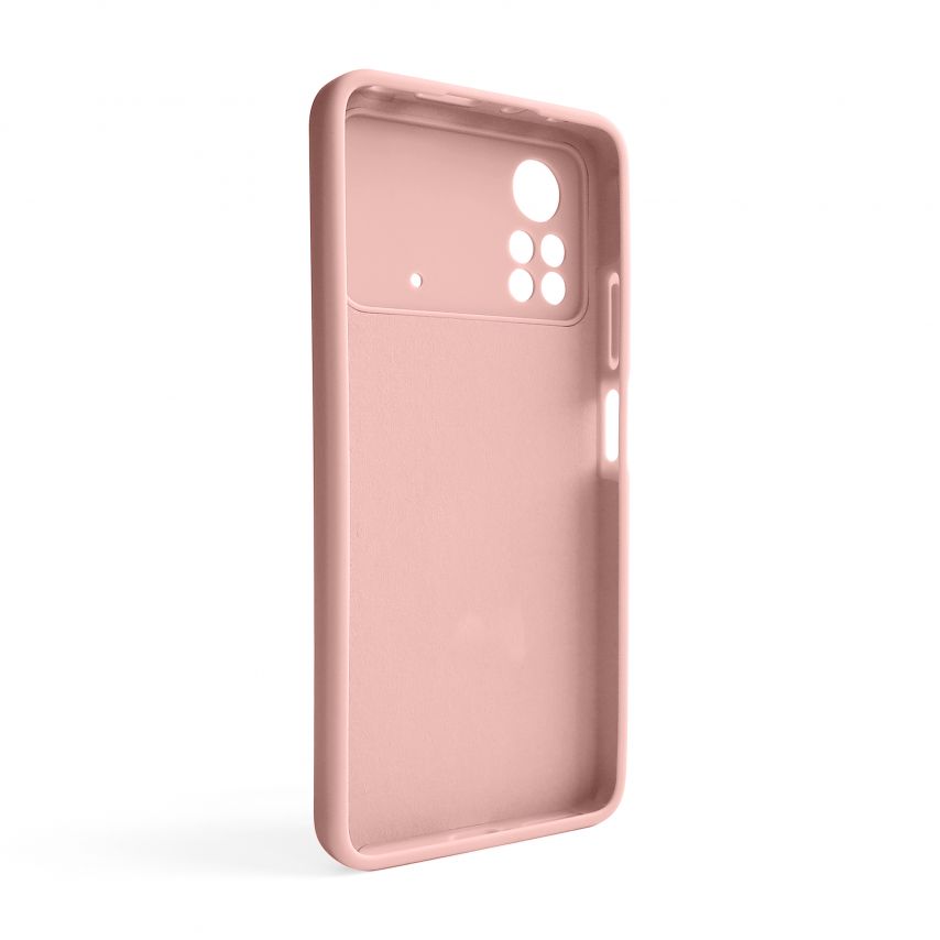 Чехол Full Silicone Case для Xiaomi Poco X4 Pro light pink (12) (без логотипа)