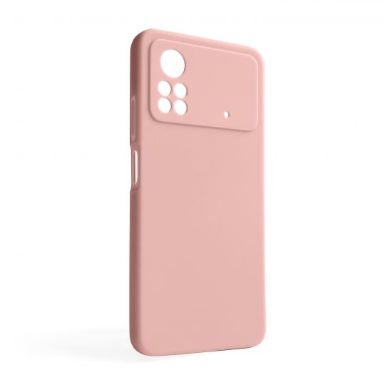 Чохол Full Silicone Case для Xiaomi Poco X4 Pro light pink (12) (без логотипу) - купити за 310.10 грн у Києві, Україні