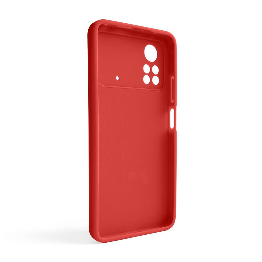 Чехол Full Silicone Case для Xiaomi Poco X4 Pro red (14) (без логотипа)