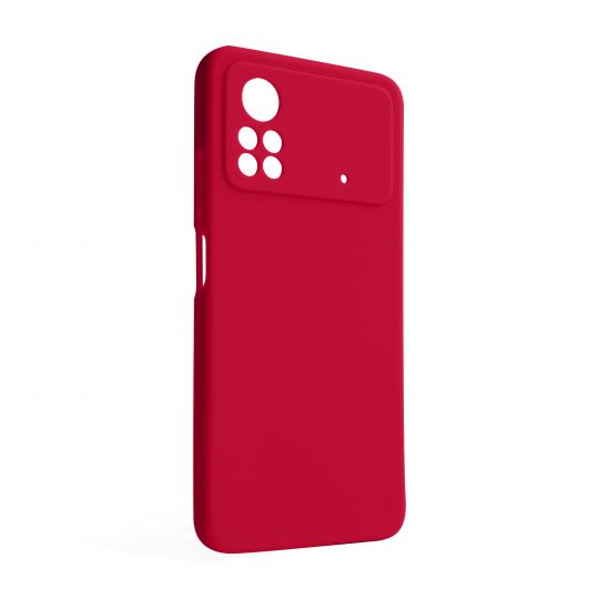 Чехол Full Silicone Case для Xiaomi Poco X4 Pro rose red (42) (без логотипа) - купить за 310.10 грн в Киеве, Украине