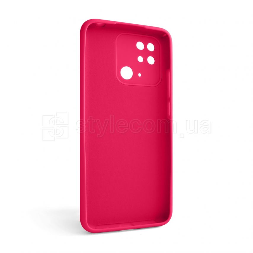 Чехол Full Silicone Case для Xiaomi Redmi 10C fluorescent rose (37) (без логотипа)