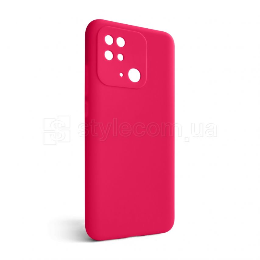 Чехол Full Silicone Case для Xiaomi Redmi 10C fluorescent rose (37) (без логотипа)