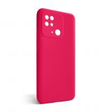 Чехол Full Silicone Case для Xiaomi Redmi 10C fluorescent rose (37) (без логотипа)