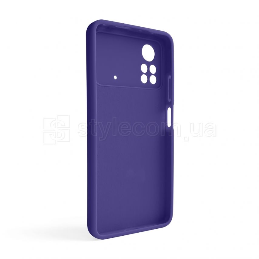 Чехол Full Silicone Case для Xiaomi Poco X4 Pro violet (36) (без логотипа)