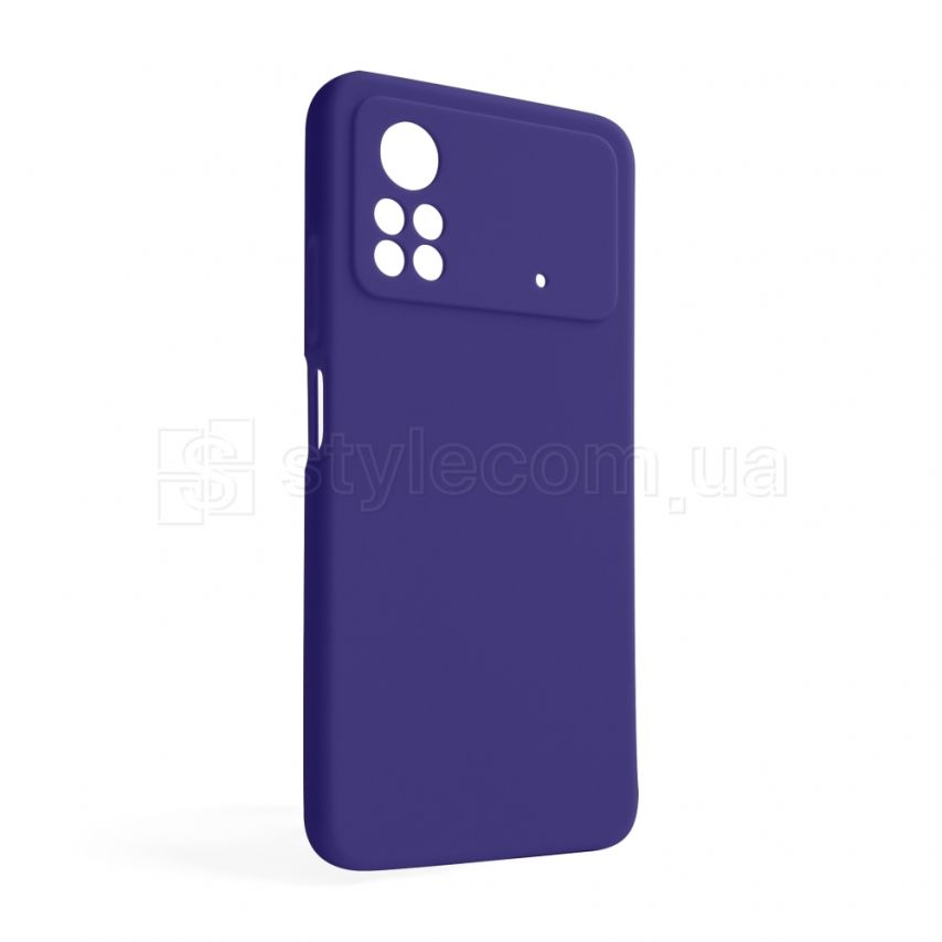 Чехол Full Silicone Case для Xiaomi Poco X4 Pro violet (36) (без логотипа)