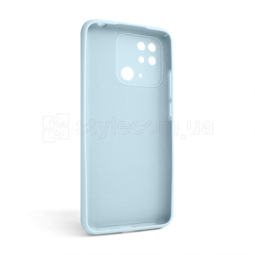 Чехол Full Silicone Case для Xiaomi Redmi 10C light blue (05) (без логотипа)