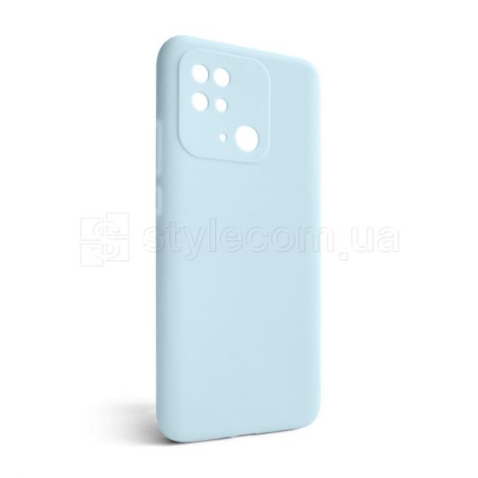 Чохол Full Silicone Case для Xiaomi Redmi 10C light blue (05) (без логотипу)