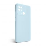 Чехол Full Silicone Case для Xiaomi Redmi 10C light blue (05) (без логотипа)