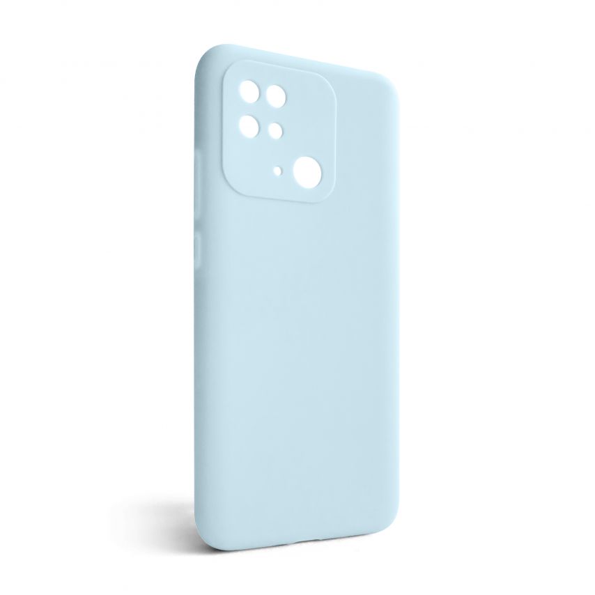 Чехол Full Silicone Case для Xiaomi Redmi 10C light blue (05) (без логотипа)