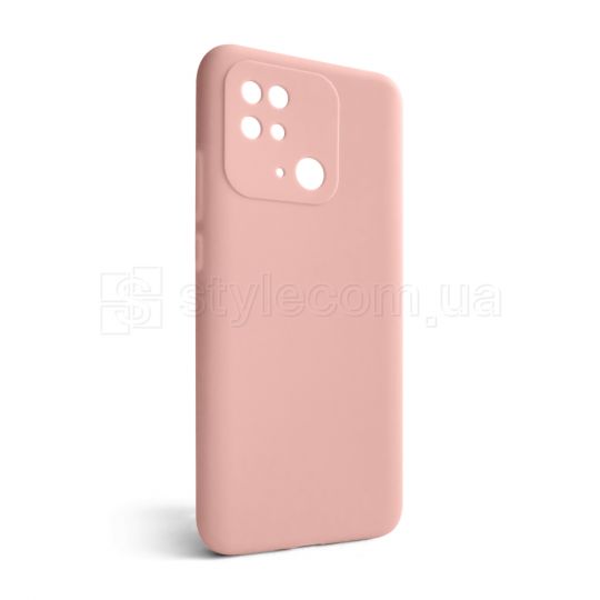 Чохол Full Silicone Case для Xiaomi Redmi 10C light pink (12) (без логотипу)
