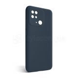 Чохол Full Silicone Case для Xiaomi Redmi 10C dark blue (08) (без логотипу)