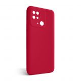 Чехол Full Silicone Case для Xiaomi Redmi 10C rose red (42) (без логотипа)