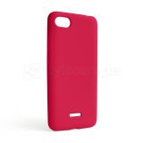 Чехол Full Silicone Case для Xiaomi Redmi 6A rose red (42) (без логотипа)