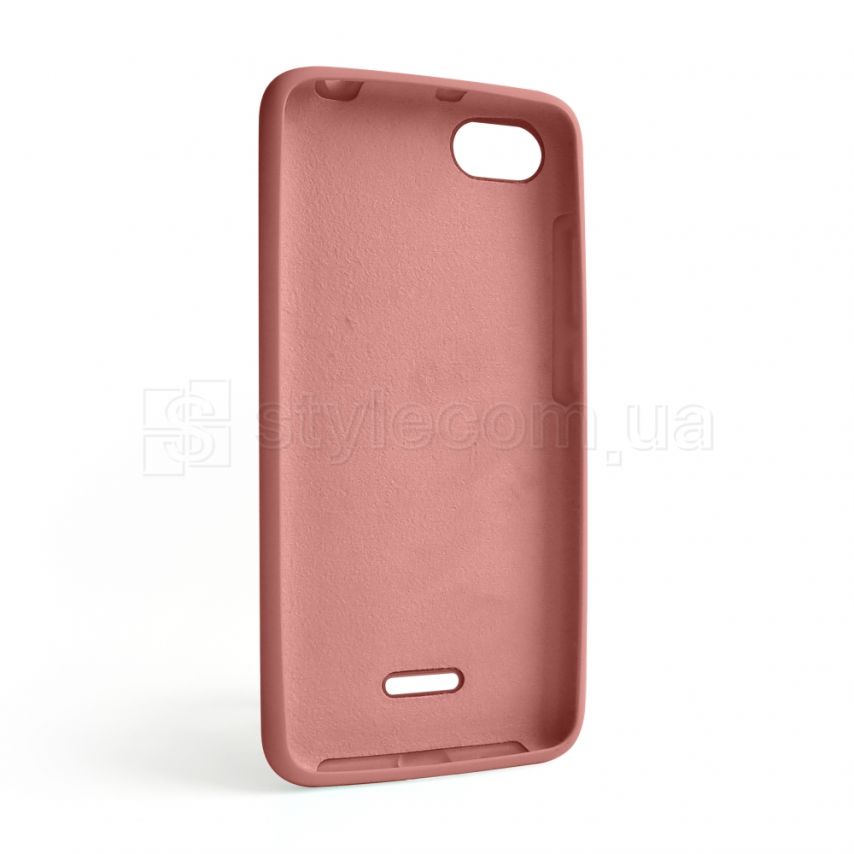 Чохол Full Silicone Case для Xiaomi Redmi 6A light pink (12) (без логотипу)