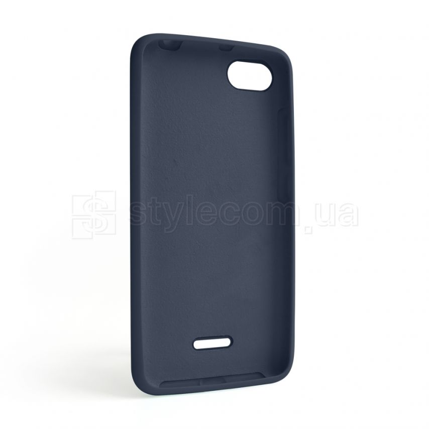 Чохол Full Silicone Case для Xiaomi Redmi 6A dark blue (08) (без логотипу)