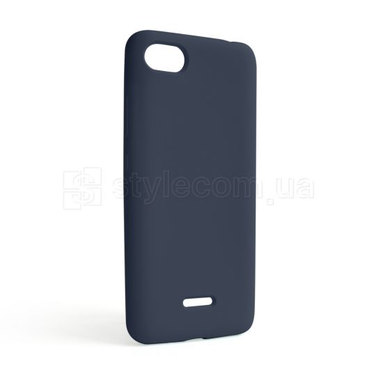 Чехол Full Silicone Case для Xiaomi Redmi 6A dark blue (08) (без логотипа)