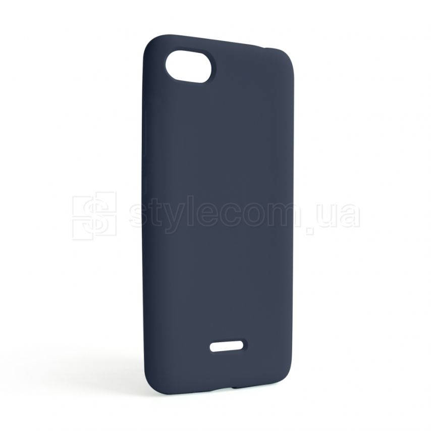 Чохол Full Silicone Case для Xiaomi Redmi 6A dark blue (08) (без логотипу)