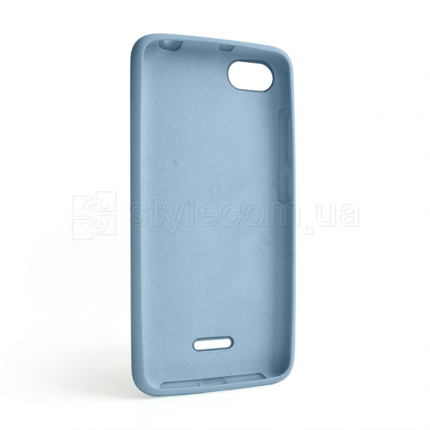 Чохол Full Silicone Case для Xiaomi Redmi 6A light blue (05) (без логотипу)