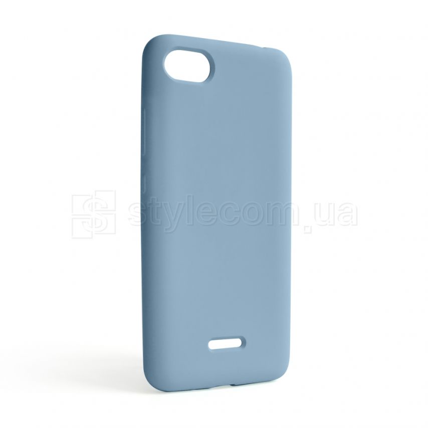 Чехол Full Silicone Case для Xiaomi Redmi 6A light blue (05) (без логотипа)