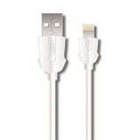 Кабель USB XO NB9 Lightning Quick Charge 2.4A white - купити за 28.63 грн у Києві, Україні