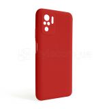Чохол Full Silicone Case для Xiaomi Redmi Note 10 4G red (14) (без логотипу)