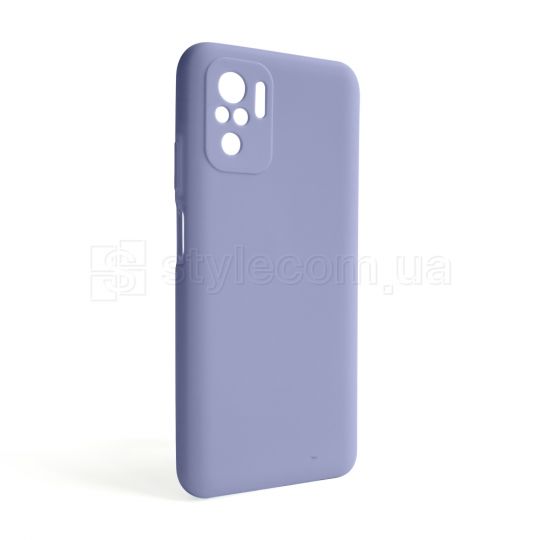 Чехол Full Silicone Case для Xiaomi Redmi Note 10 4G elegant purple (26) (без логотипа)